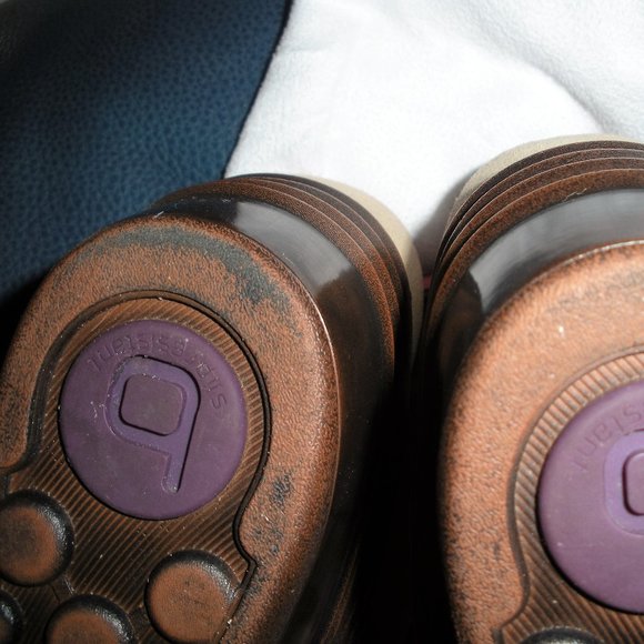 Bionicq suede leather sandals Velcro back fasten strap - Picture 10 of 13